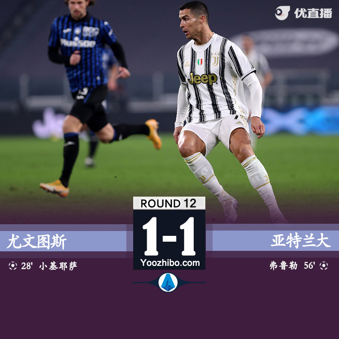 <a href=/zuqiubisa/juventus/ target=_blank class=infotextkey>尤文图斯</a>1-1亚特兰大