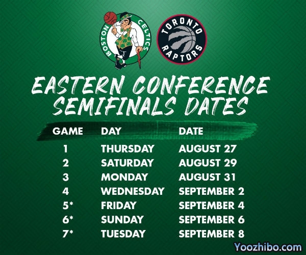 <a href=/lanqiubisa/celtics/ target=_blank class=infotextkey>凯尔特人</a>vs<a href=/lanqiubisa/raptors/ target=_blank class=infotextkey>猛龙</a>次轮对阵表出炉